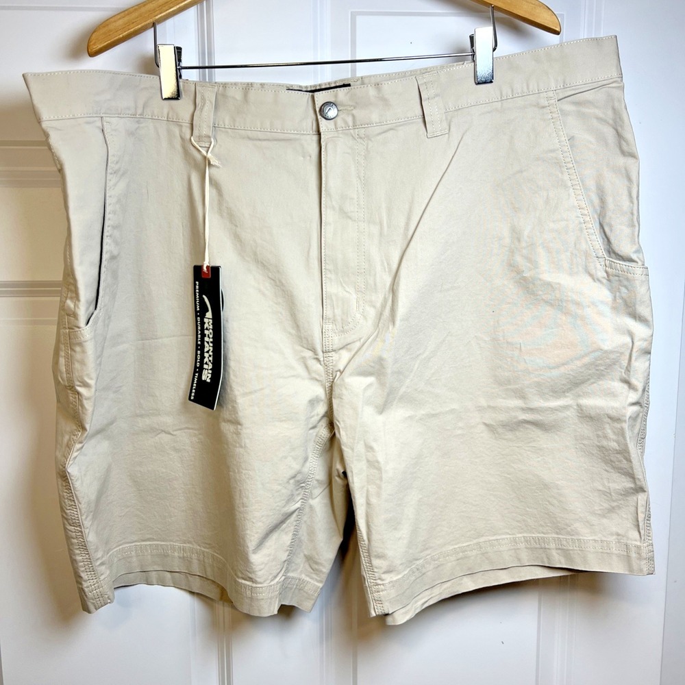 Mountain Khaki Men's‎ 44 X 8 Classic Fit Shorts Organic Cotton Zip Pockets NWT